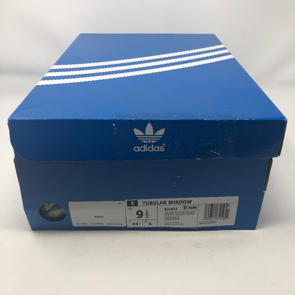 Adidas Tubular Shadow-Black-Olive Cargo-Black-Sneakers NEW in BOX FAST SHIPPING! - Picture 8 of 9